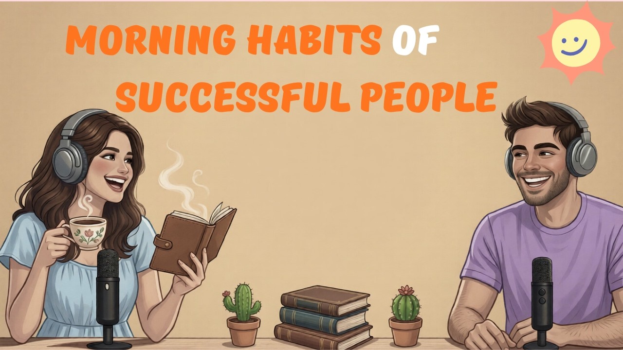 English Conversation  B1 | Morning Habits of Successful People |  Everyday English Podcast