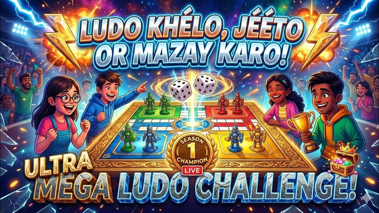 Ludo Live Stream 🔵 1K sub Challenge
