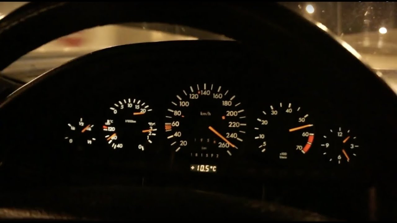 Mercedes-Benz 600SEL 0-250 km/h Acceleration