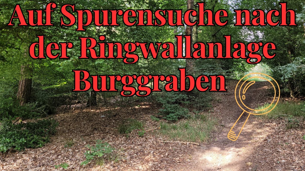 Die Ringwallanlage im Wald - Wuppertal - Cronenberg