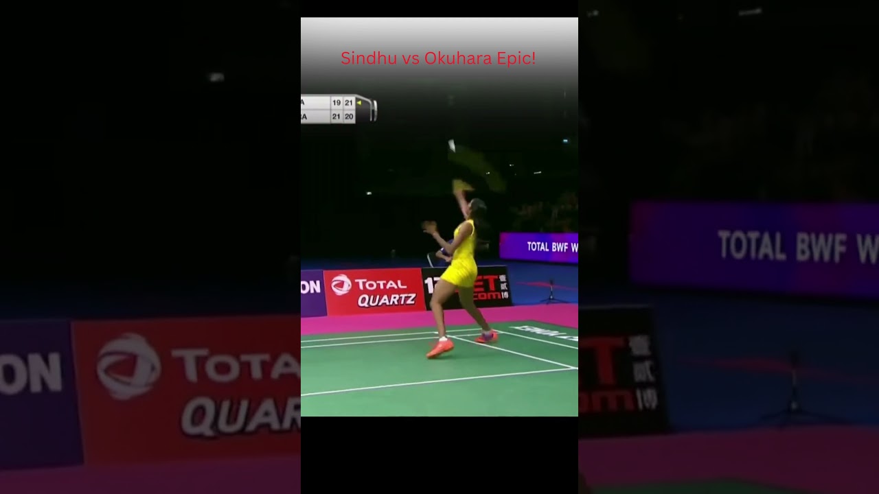 P.V. Sindhu vs Nozomi Okuhara Epic Rally