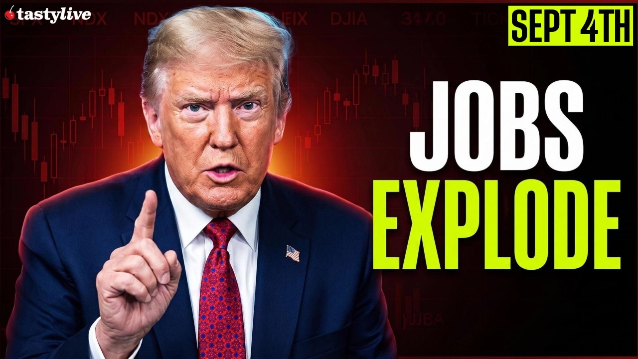 Jobs EXPLODE, Stocks FALL? +162K vs +55K Expected | Friday Sept 4th Live Trading