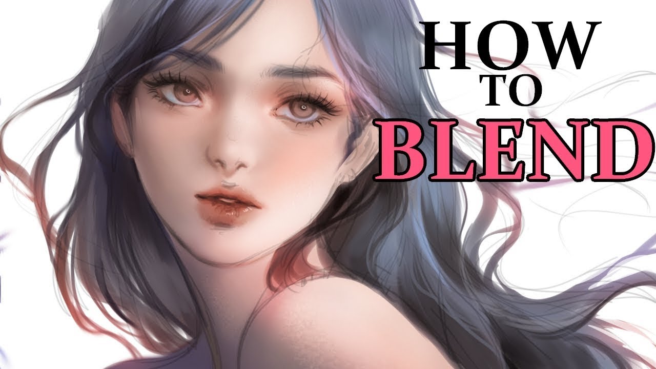 [MediBang] Blending Tutorial + how to make a brush