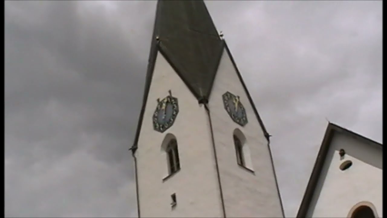 Martinszell (OA) Stundenschlag mit allen 6 Glocken und Mittagsläuten