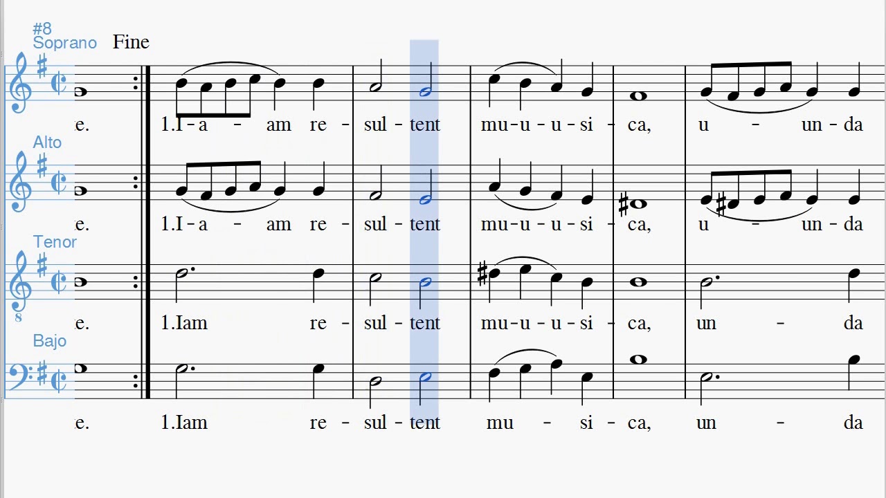 Canticorum jubilo SATB