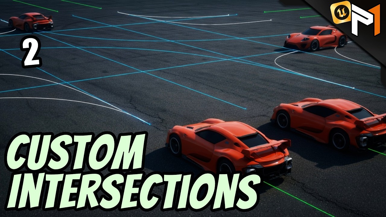 How to Build Smart Traffic Light Intersections in UE5 | Traffic System p2