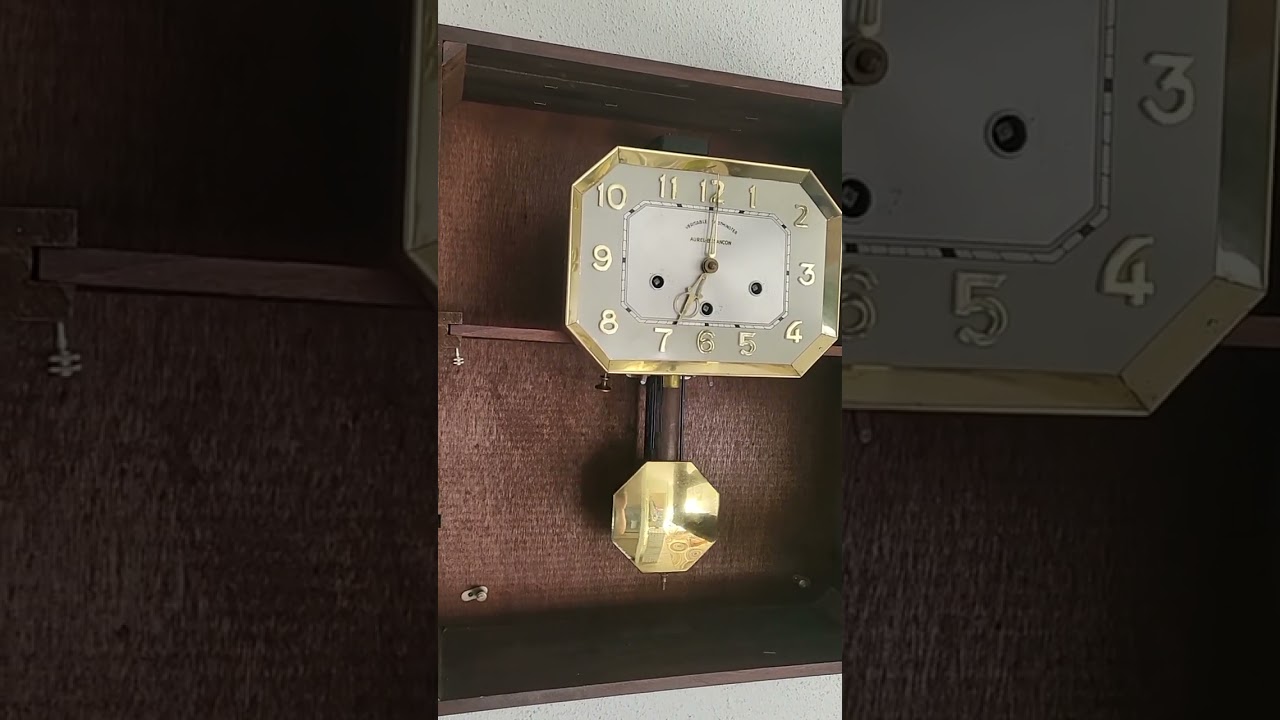 Very rare French FFR  4 melodies chime wall clock