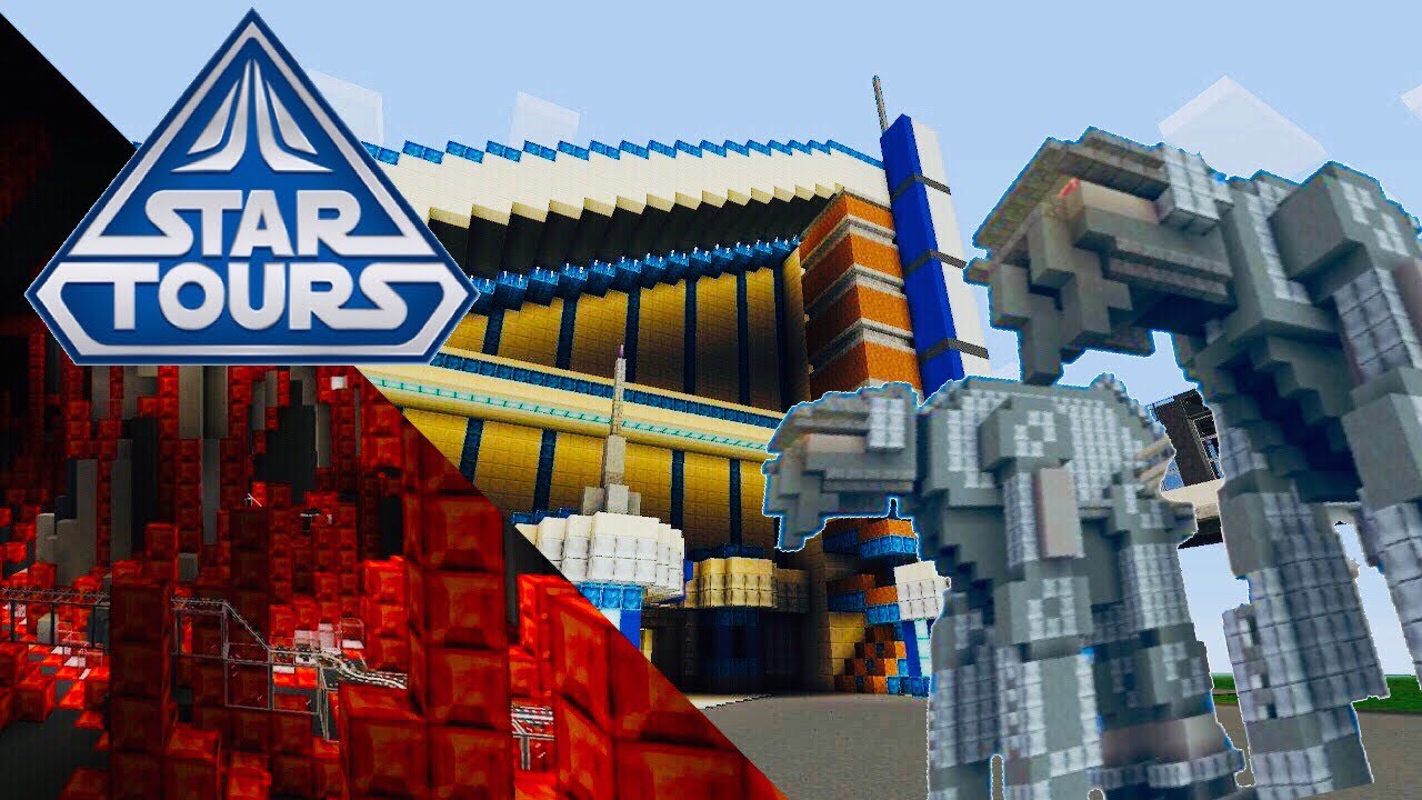 【ほぼ完全再現】MineCraftスターツアーズ〜最後のジェダイVer.〜　StarTours ~The Last Jedi~