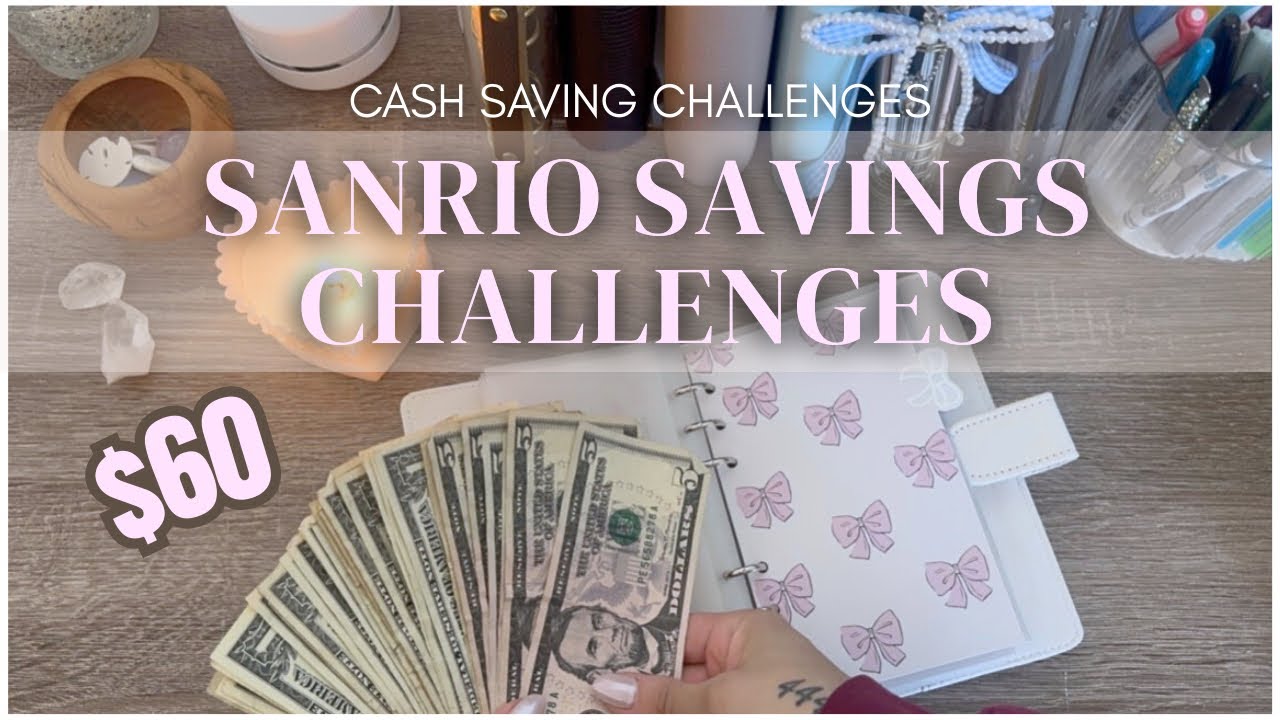 SANRIO CASH SAVING CHALLENGES | LOW BUDGET | CASH ENVELOPE SYSTEM | 2026