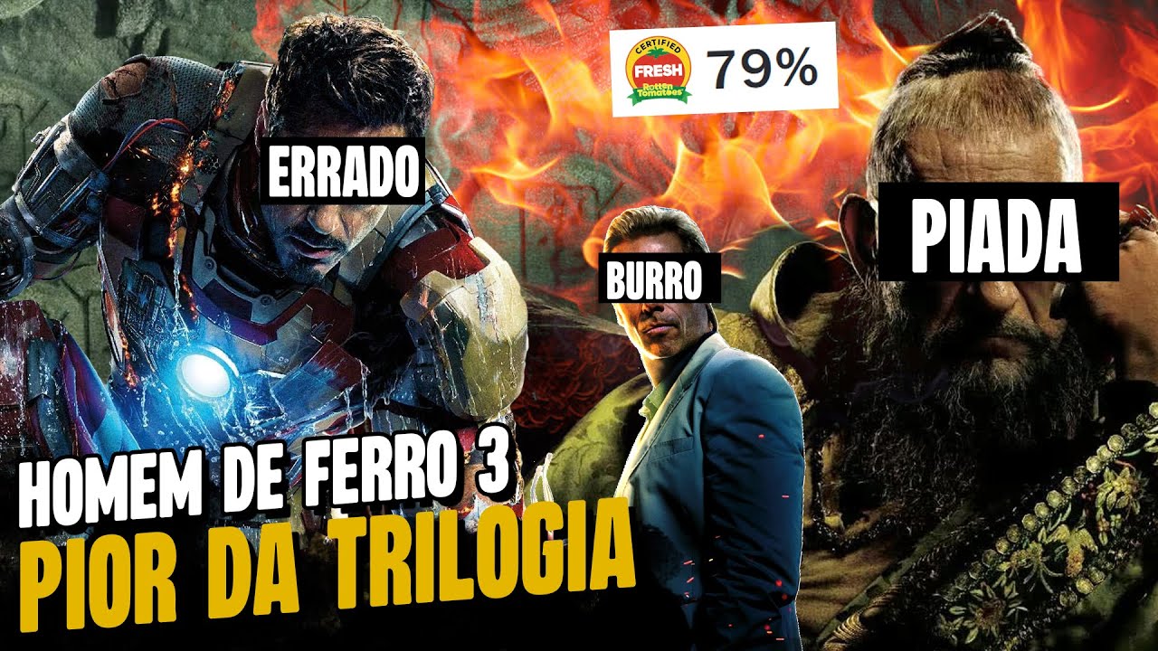 ERA UM LIXO MESMO? HOMEM DE FERRO 3  - RETROSPECTIVA MARVEL