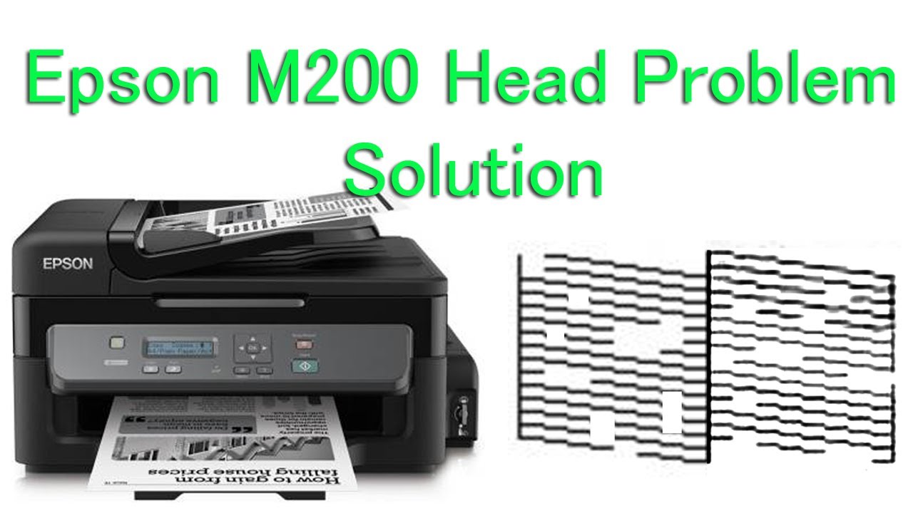 Epson M200 Printer Head Change And Cleaning Step By Step