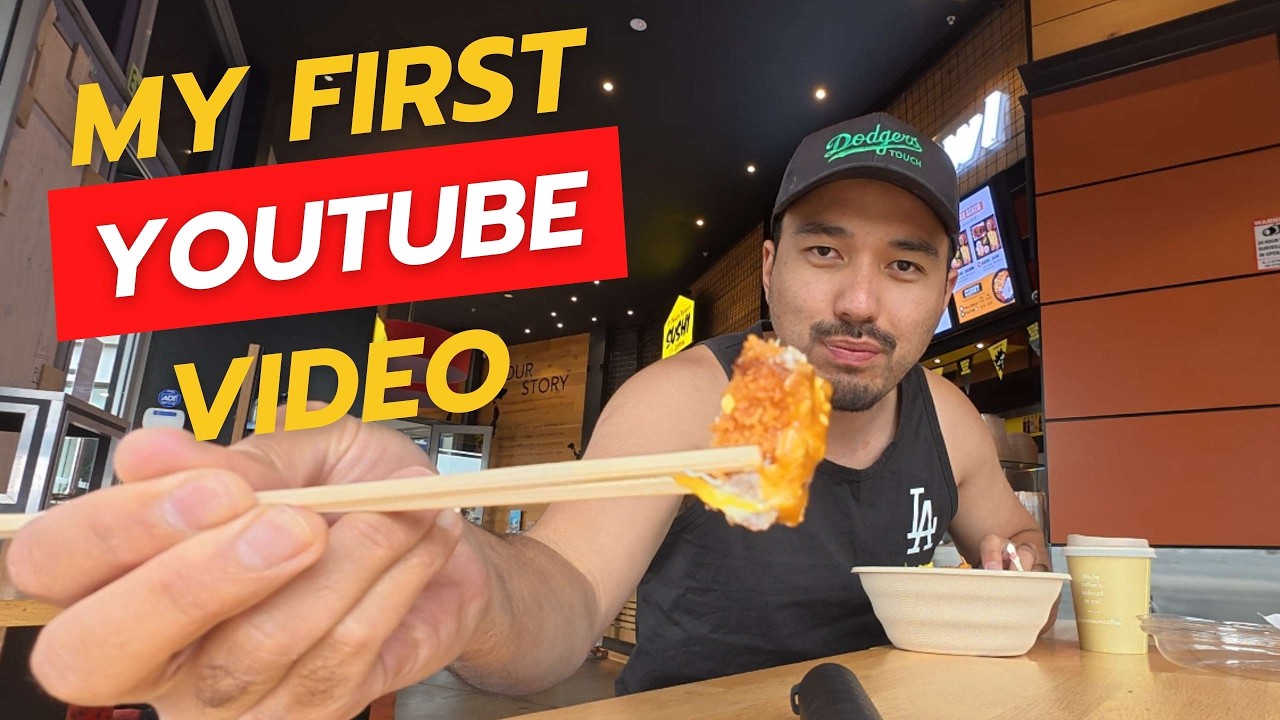 My First YouTube Video — Coffee, Chicken Katsu, Pickleball