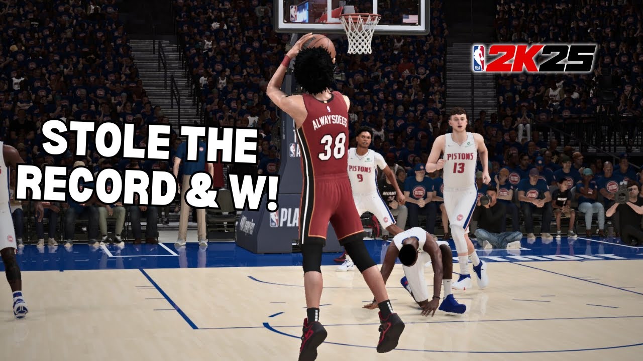 100 POINT TRIPLE DOUBLE 😳 + BROKE My Own Steals Record! | NBA 2K25 Playoffs