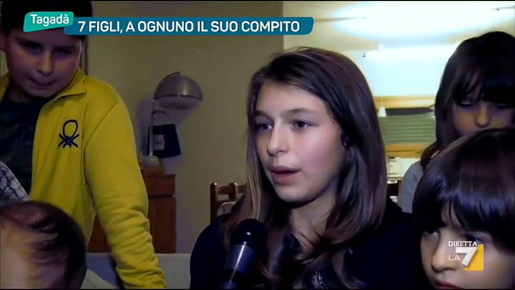 7 figli a ognuno il suo compito