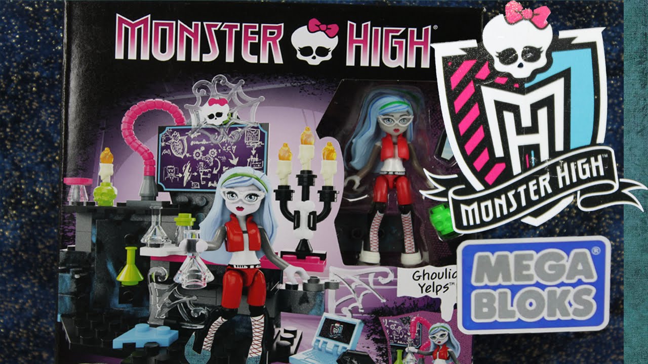 Mega Blocks Monster High Ghoulia Creeperific lab