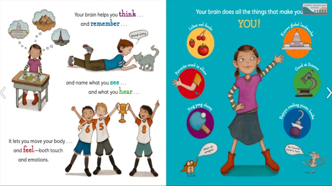 Storytime with Liberty Woodland School's Anna reading Your Fantastic Elastic Brain