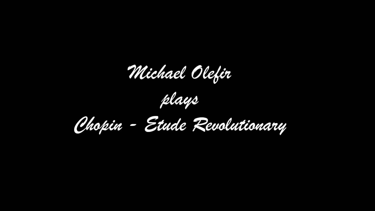 Chopin Etude Revolutionary by M.O. - Rec.2