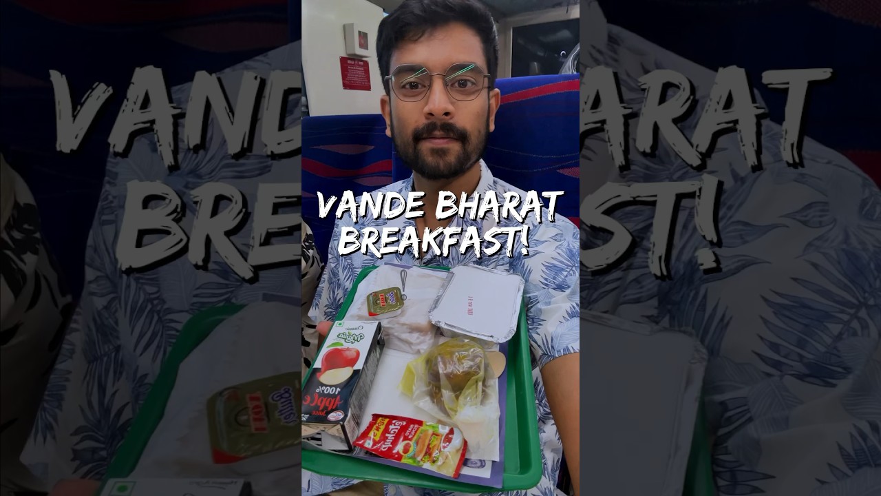 Food On India&rsquo;s Fastest Train!! 🚆 🍱