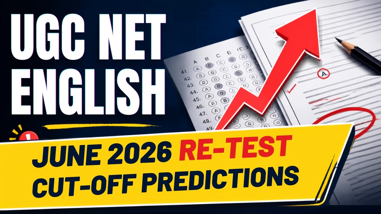 UGC NET English June 2026 RETEST Cut-Off Prediction 🔥 | Expected Cut-Off | JRF & Assistant Professor
