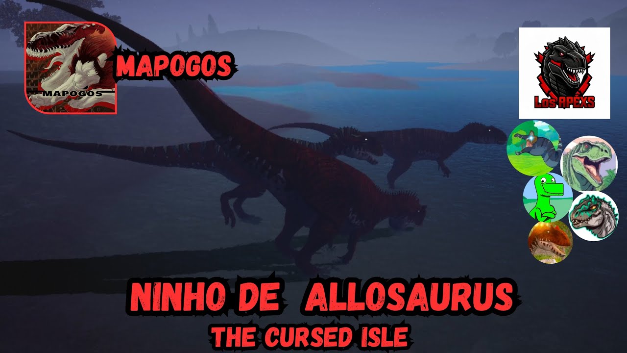 NINHO DE ALOSSAURUS |BATANHAS DIFÍCEIS | MAPOGOS | REALIMO | LOS APEXS | TCI | #THECURSEDISLE #TCI 