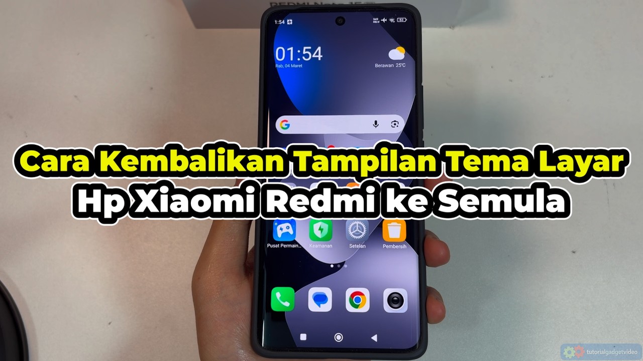 Cara Mengembalikan Tampilan Tema Layar Hp Xiaomi Redmi Seperti Semula (Semua Model) - TERBARU!