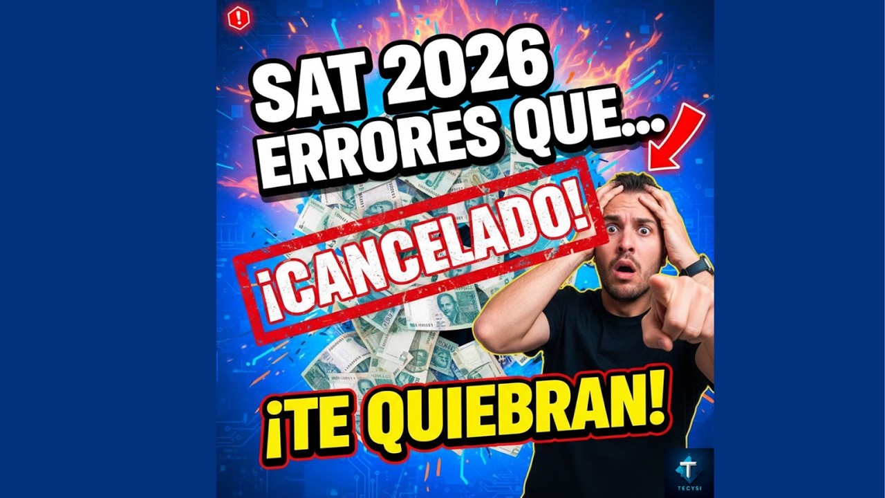 SAT 2026: Los ERRORES que ya están detonando auditorías masivas| Soluciones con TECYSI