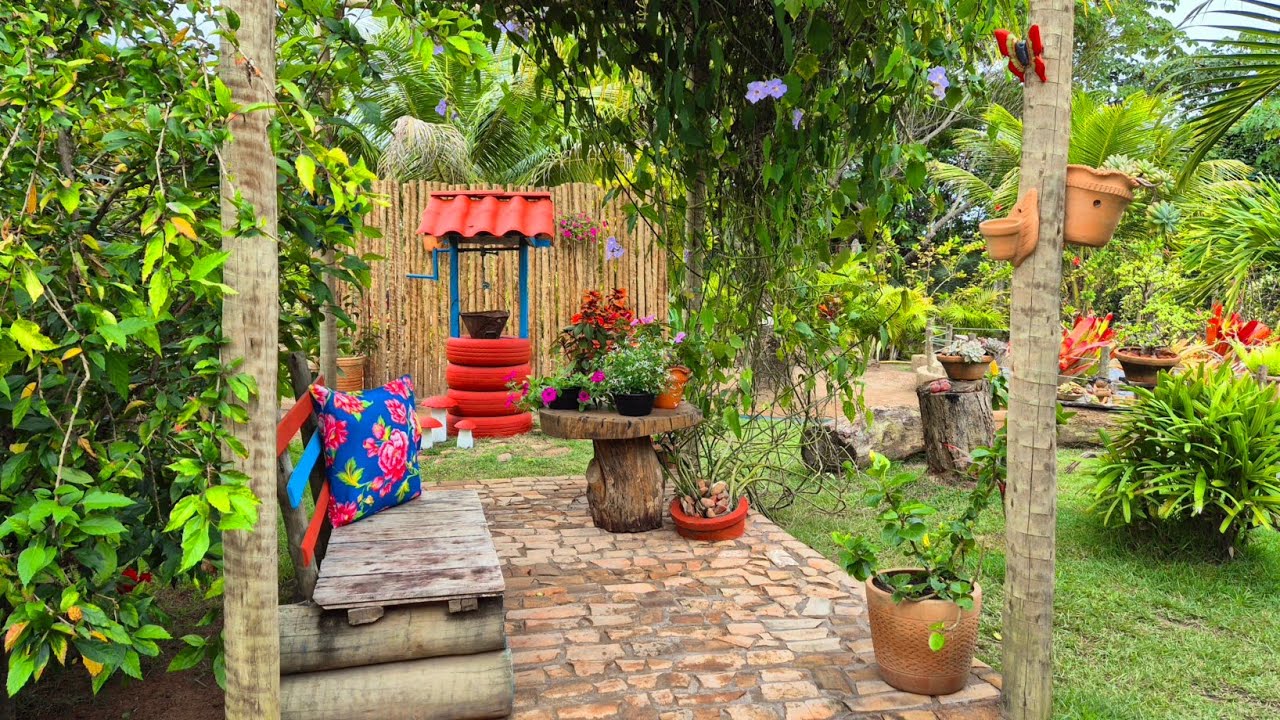 MUITAS NOVIDADES POR AQUI, FINALIZAMOS O JARDIM DO PERGOLADO