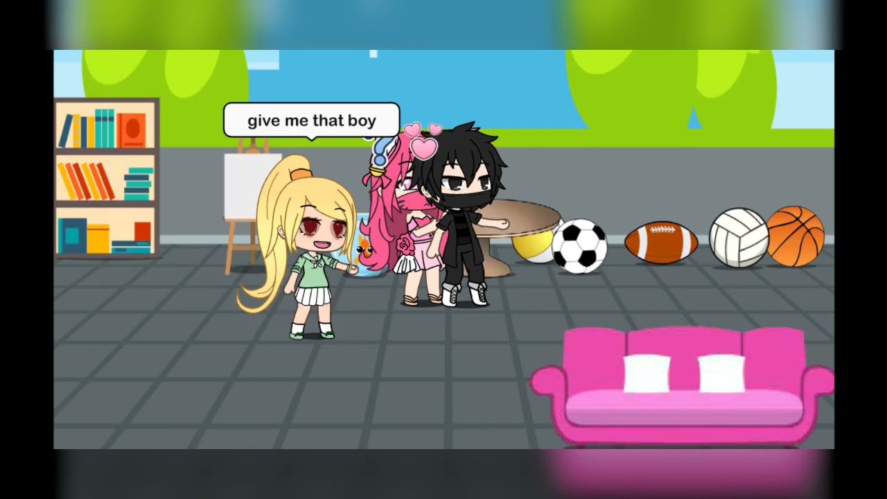 gacha life aphmau and Friends and Aaron (made Kyle maebel L. Salazar)
