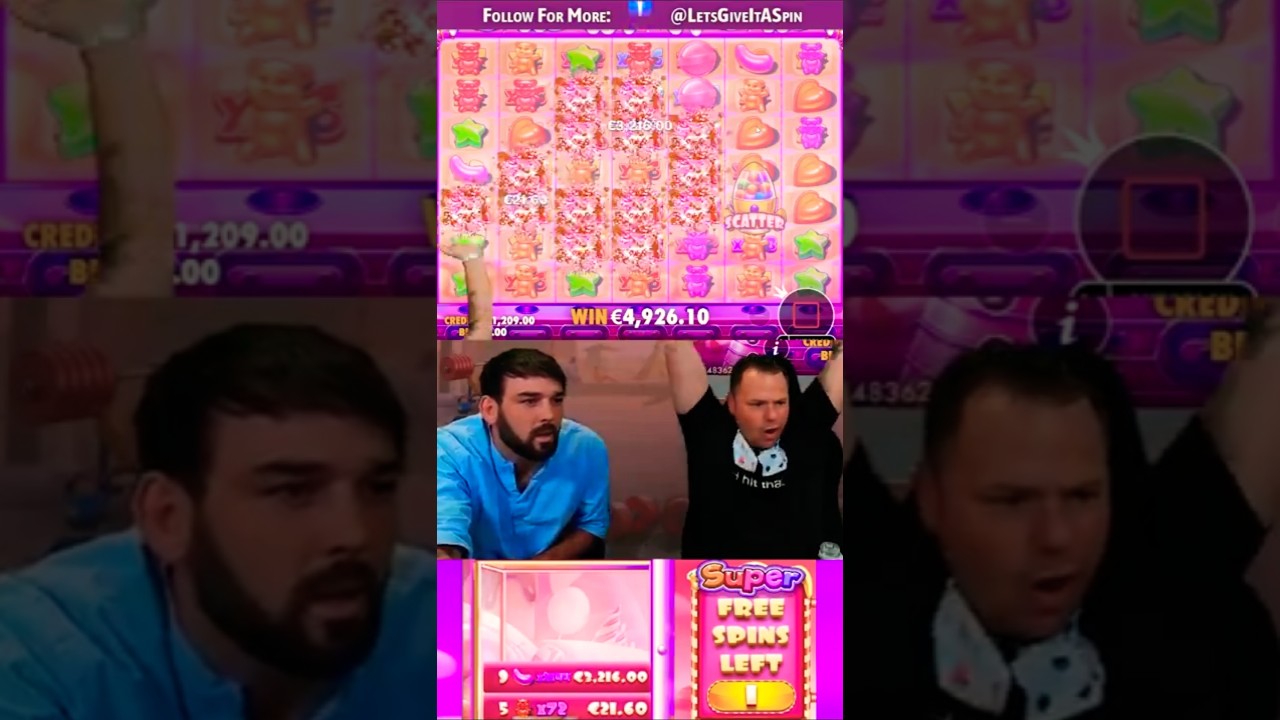 BIG WIN from Super Bonus Buy on Sugar Rush 1000!