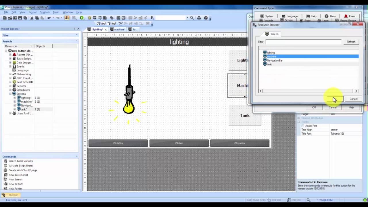 Visu+ Express: How to create custom navigation buttons - Phoenix Contact