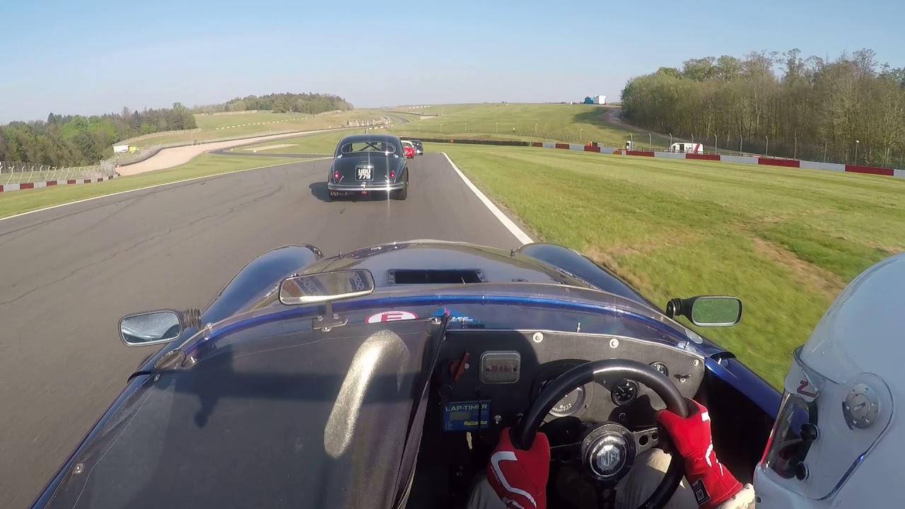 AMOC Donington Jack Fairman Cup MGA Twin Cam Race Part 1