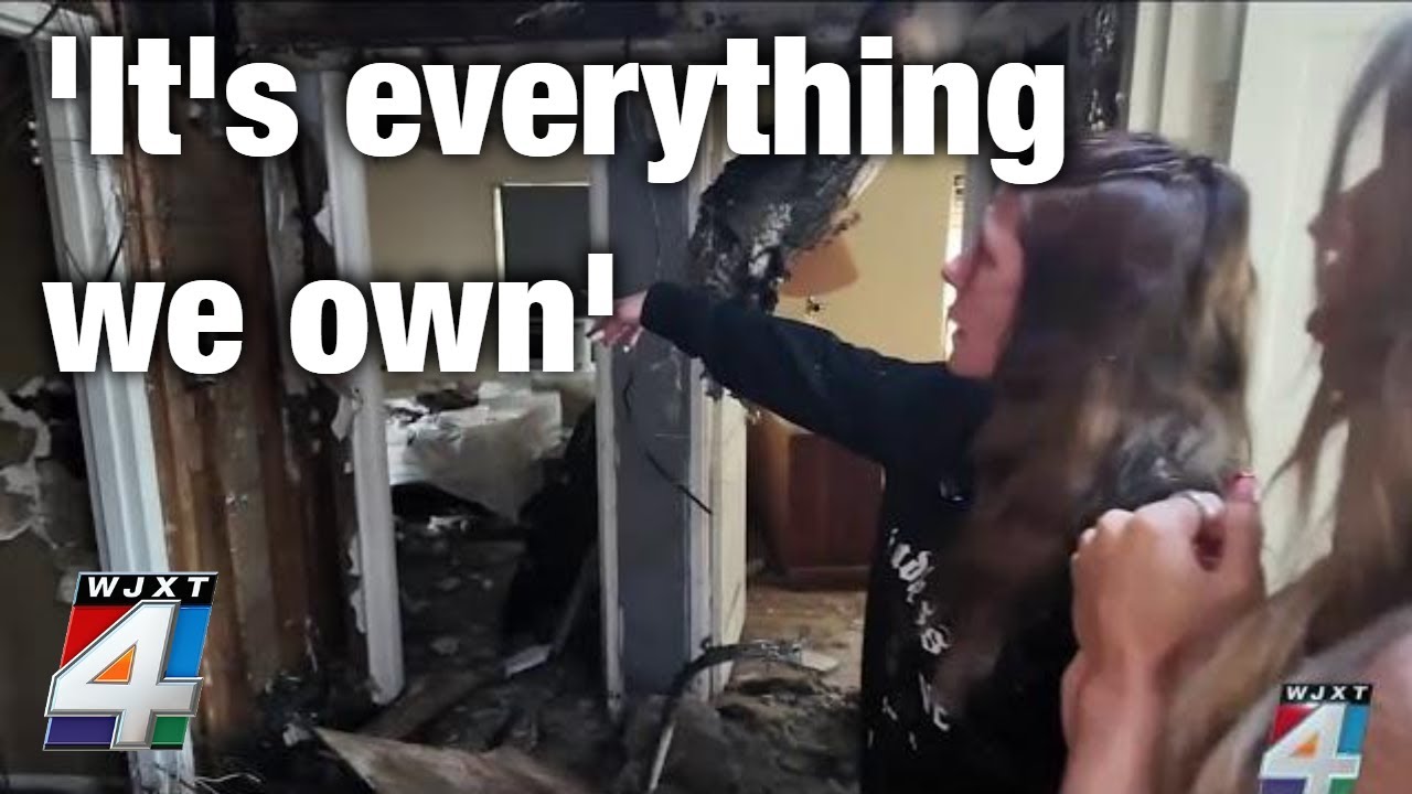 Jacksonville family sleeping in truck seeks help after house fire destroyed everything