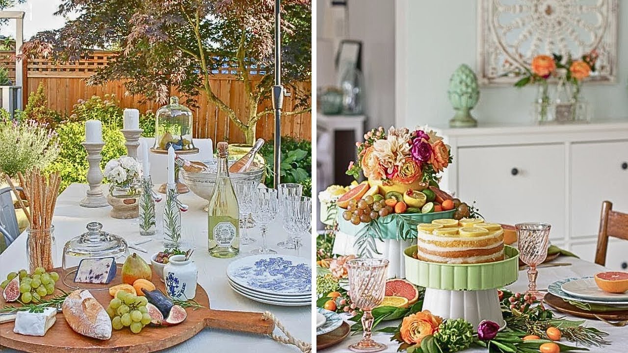 Elegant and Easy Summer Table Decorations | Charming Summer Tablescapes for Every Occasion