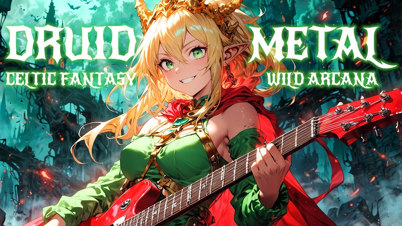 🌿DRUID METAL ⚔️ Nature’s Wrath Unleashed Fantasy Adventure Vibes for Gaming, Studying & Focus🔥1 Hour