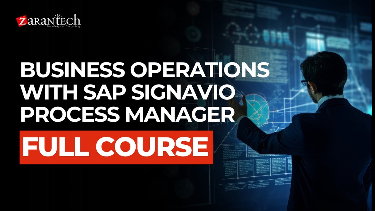 Business Operations with SAP Signavio Process Manager Full Course | ZaranTech
