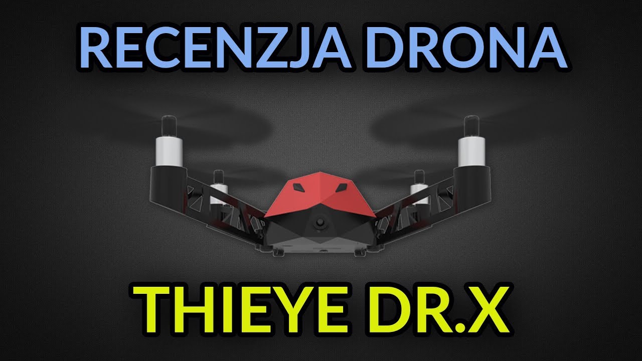 PRZENOŚNY dron do ZDJĘĆ za 250zł - RECENZJA ThiEYE DR.X - dronowicz