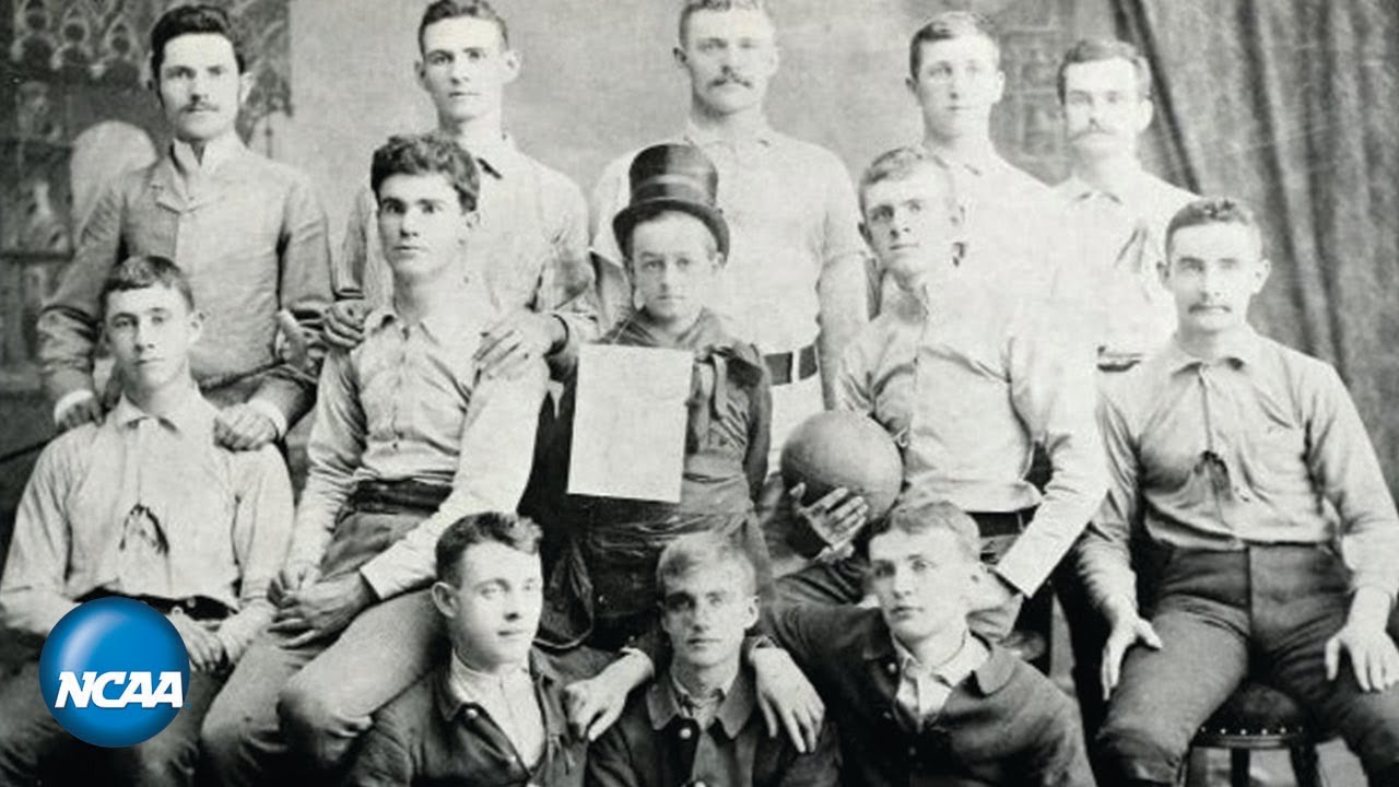 A reenactment of the first-ever night football game in 1892