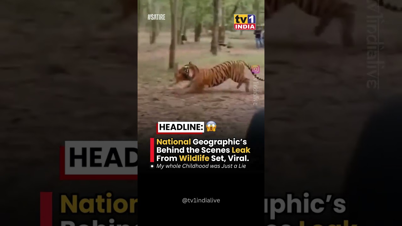 behind the camera of the national geographic channel. 