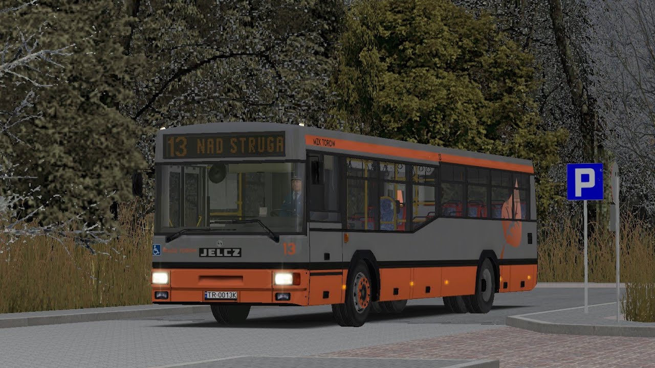 OMSI 2 - Cztery mapy w jednej mod - Linia 13 - Jelcz M121MB