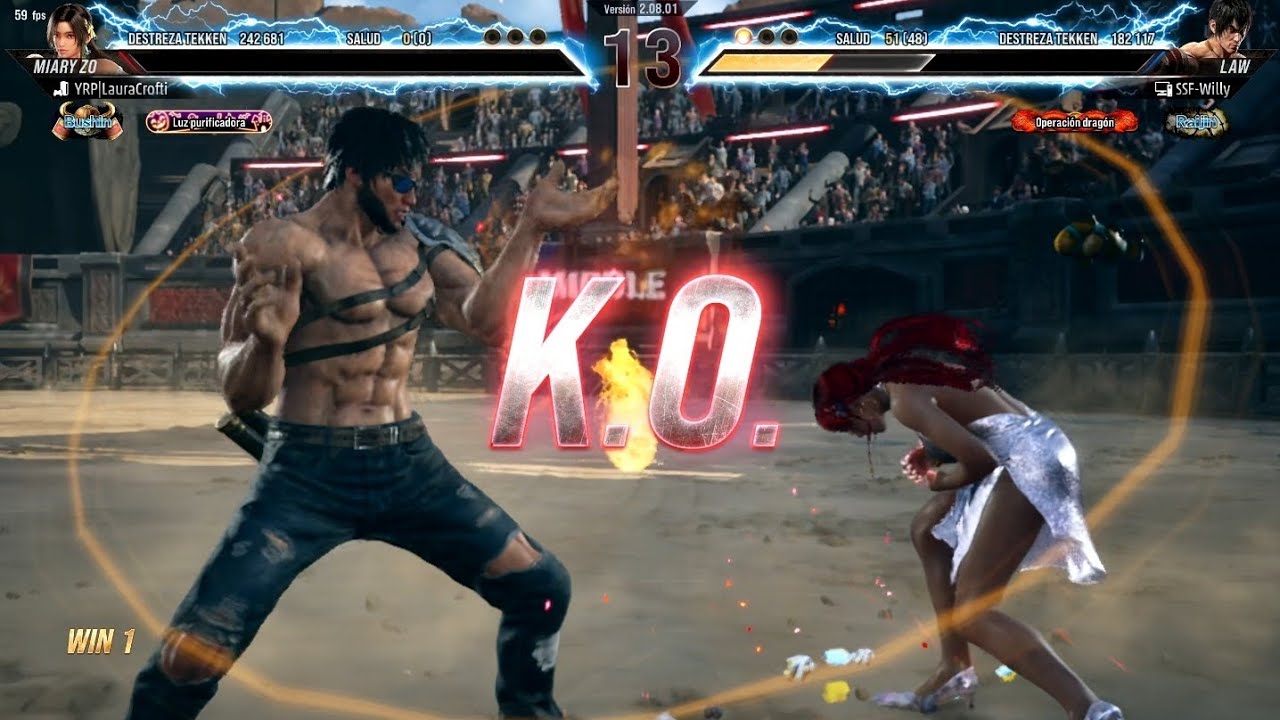 SSF-Willy (Law Raijin) vs Miary Zo Bushin - TEKKEN 8 S2