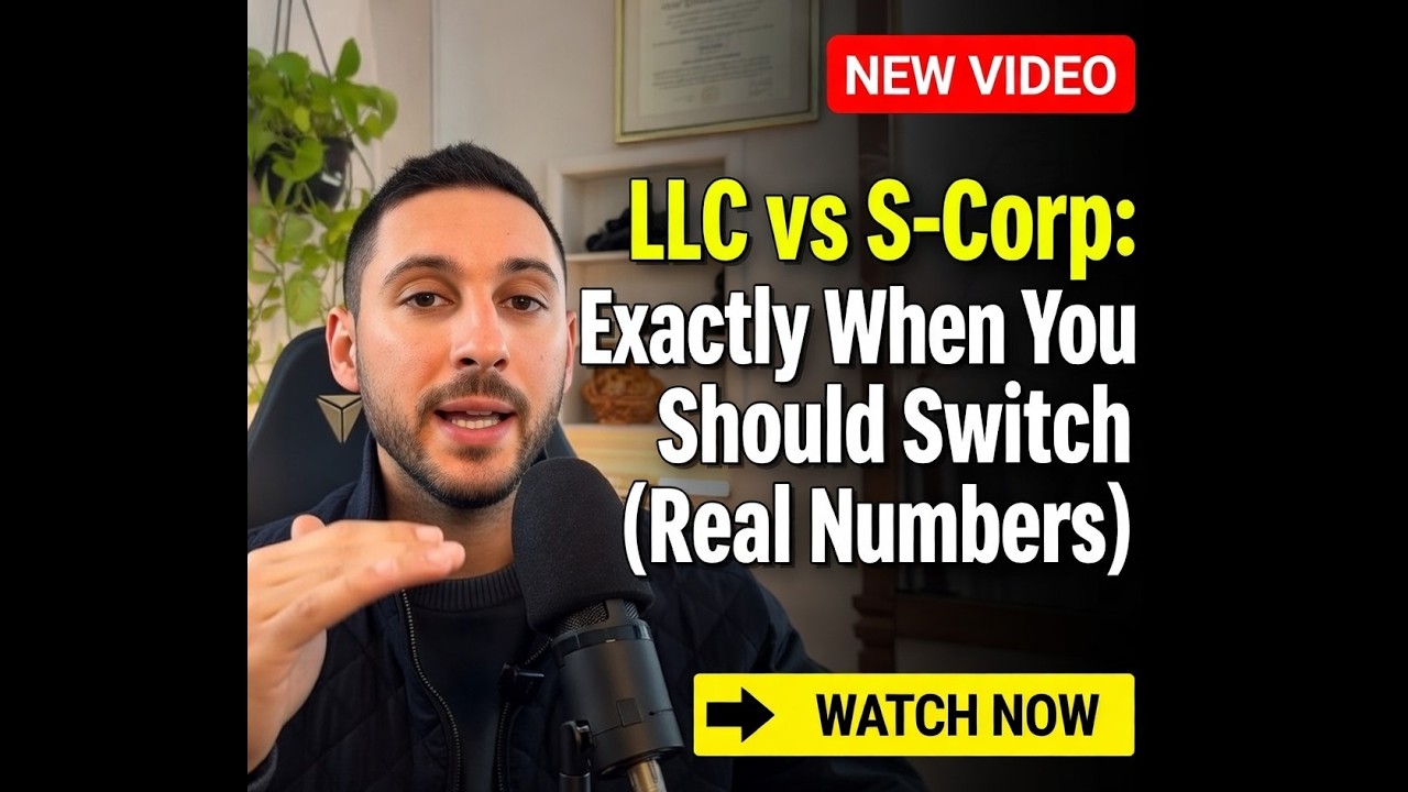 LLC vs S-Corp: Exactly When You Should Switch (Real Numbers)