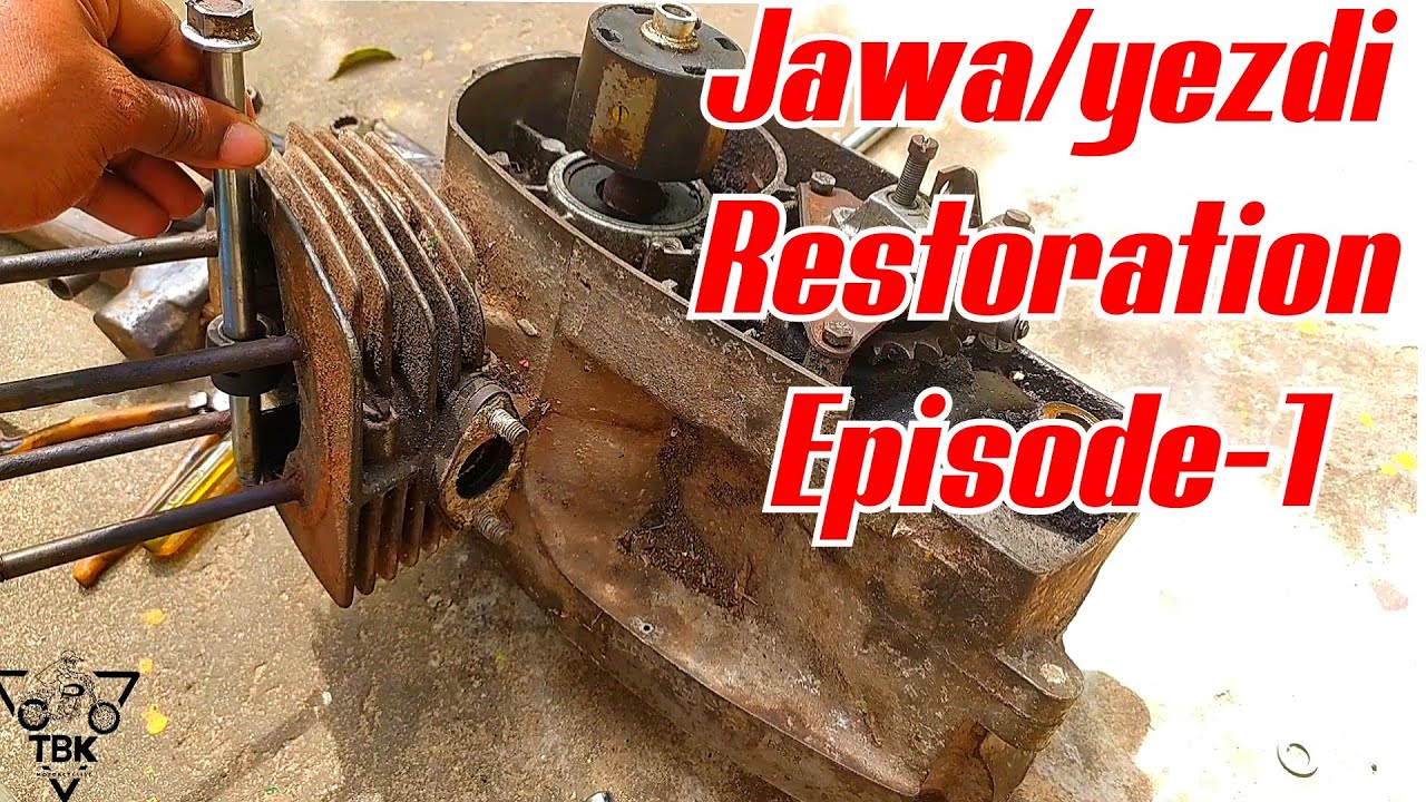 Restoration of jawa/yezdi episode-1#scrape#motorcycle.