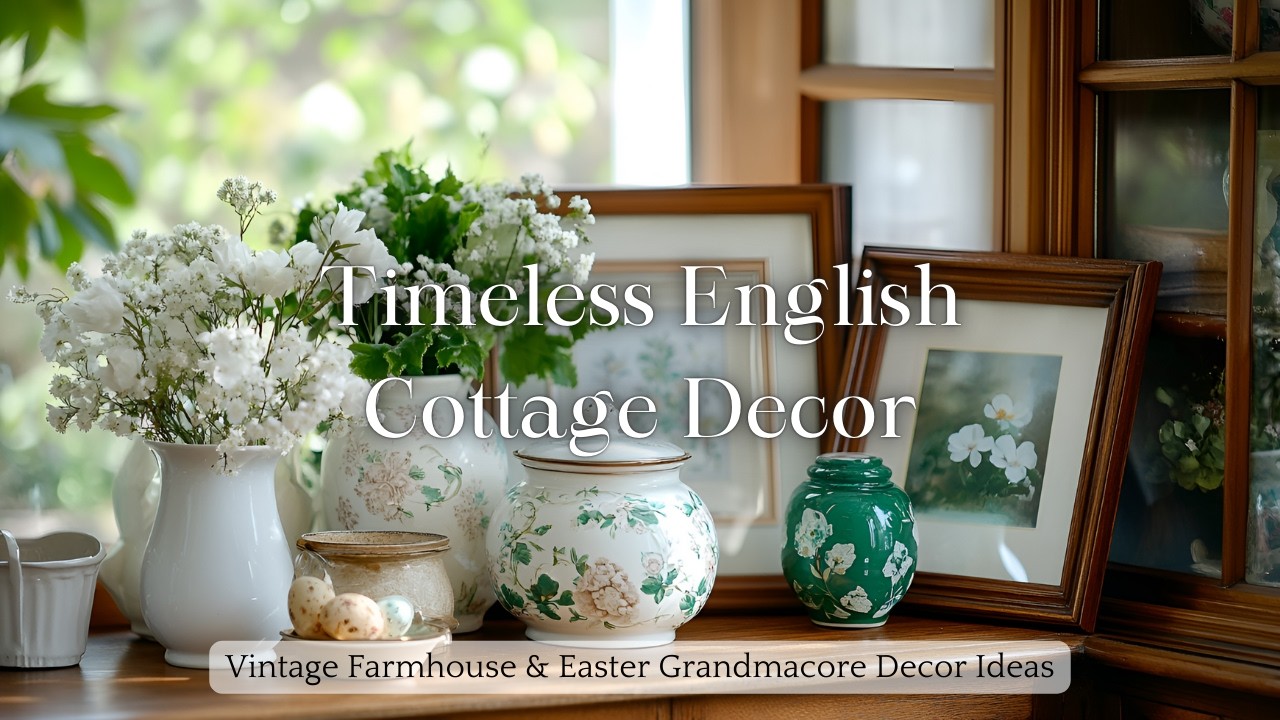 🌿✨ Whimsical English Cottage Spring | Vintage Farmhouse Easter Grandmacore Style ✨🌿