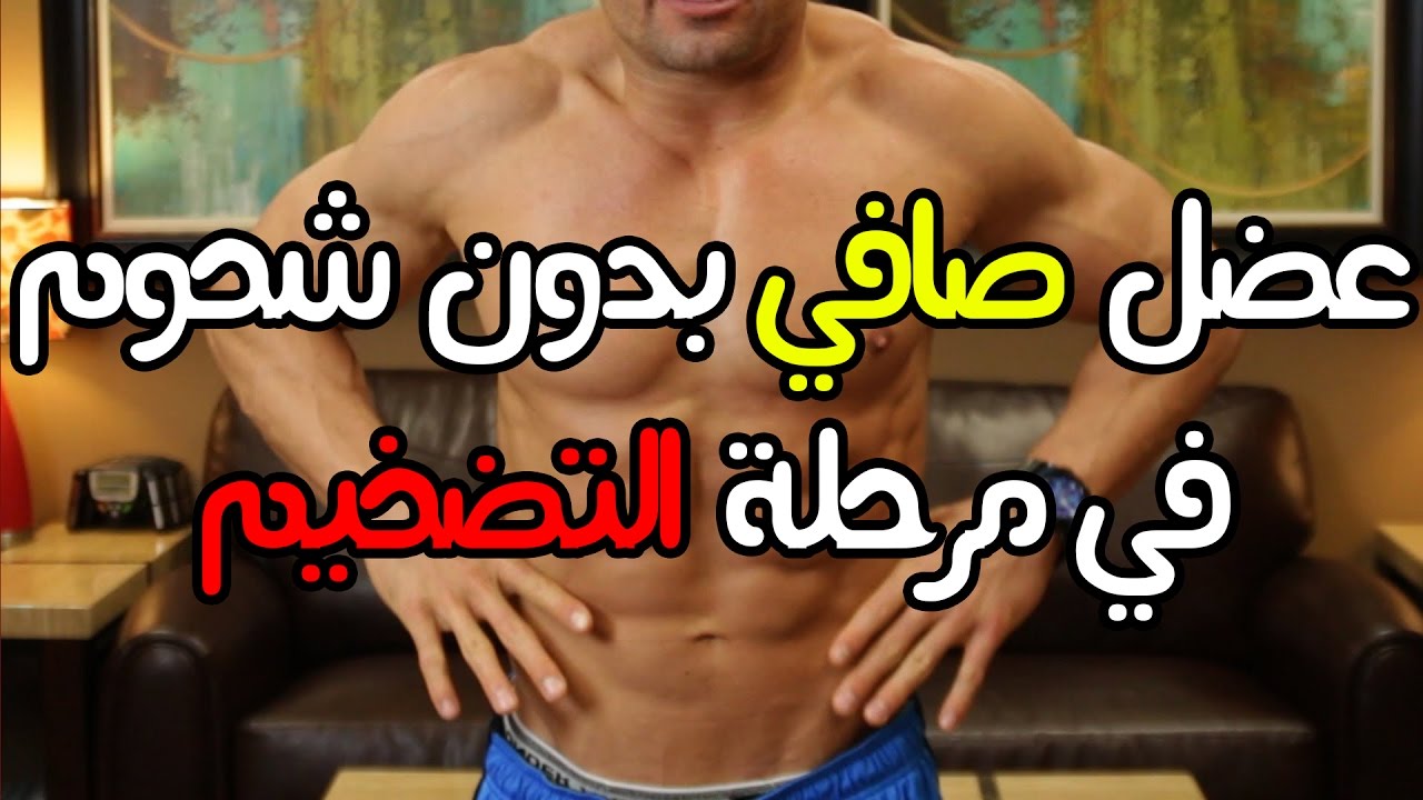 حافظ علي خصرك و انت في مرحلة التضخيم - عضل صافي بدون شحوم