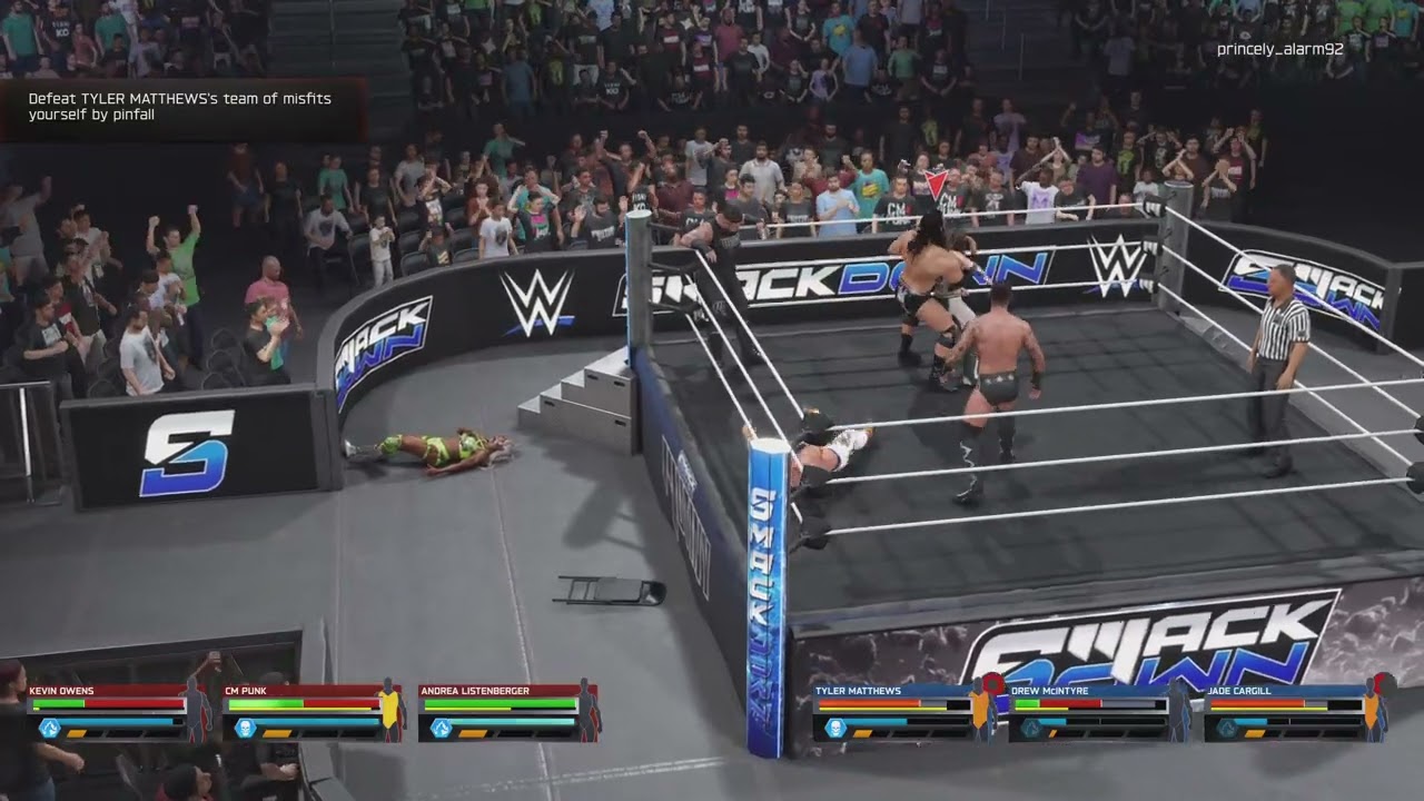 WWE 2K25: MyRISE/Mutiny - Mutiny vs. Team WWE.