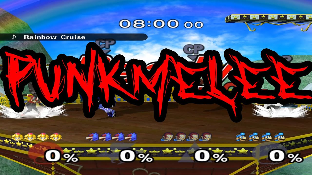 【スマブラDX】PUNKMelee ピーチ vs CPU's【TAS】/【SSBM】PUNKMelee Peach vs CPU's【TAS】