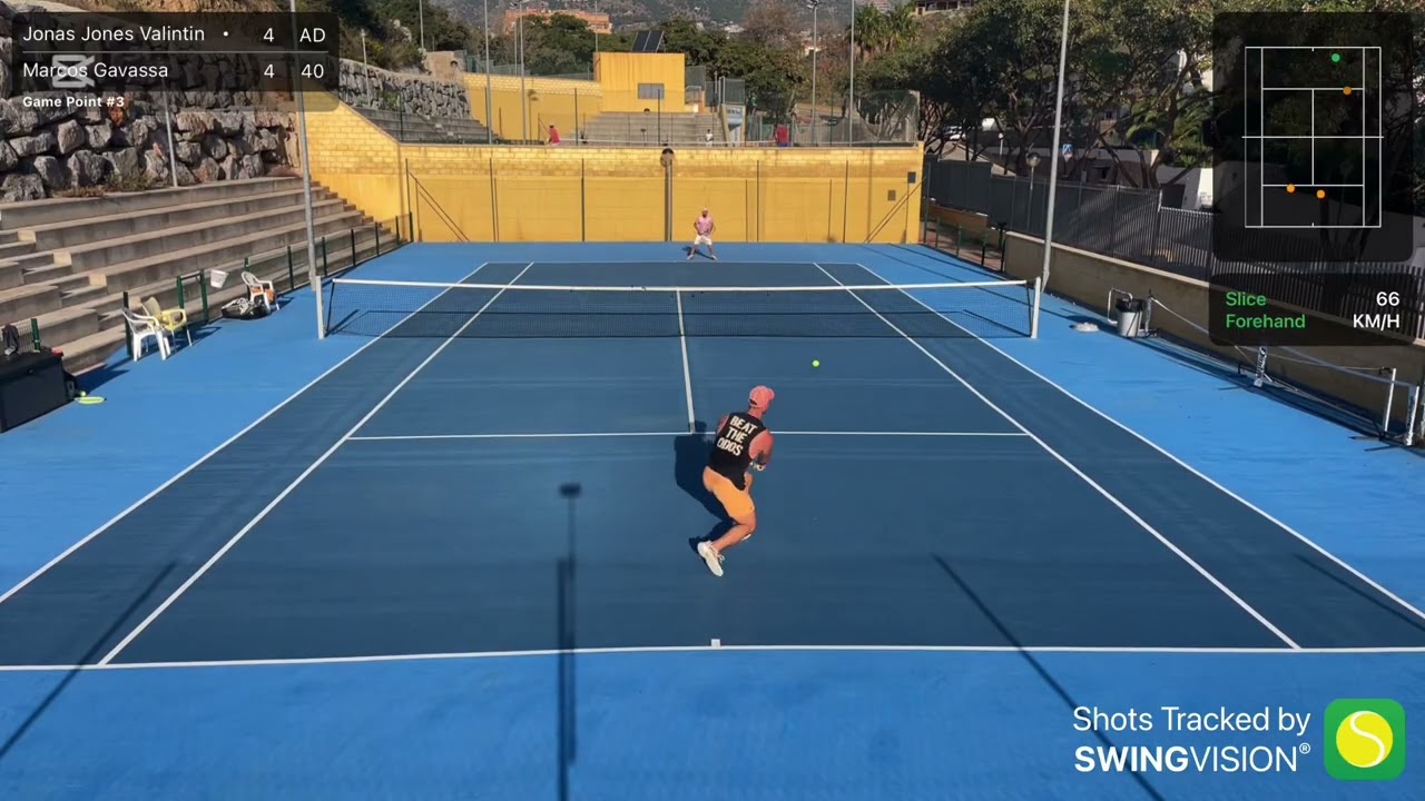 LigaTenisMalaga - Jonas Jones Valintin- Markos Gavassa 7-6 6-4 (extended highlights)