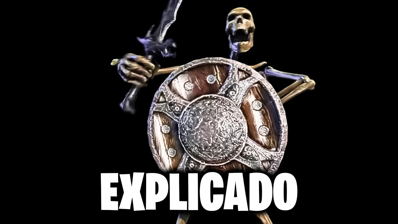 ESQUELETO BATENDO NO ESCUDO – DE ONDE VEIO O MEME?