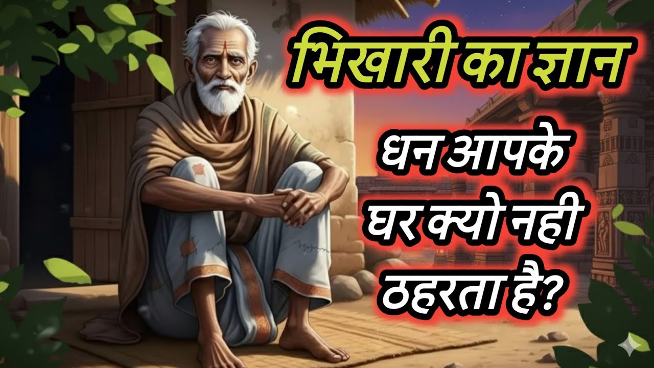 एक बुढे भिखारी ने बताया, कि किस कारण धन आपके घर में नही ठहरता। | spirituality Gyan