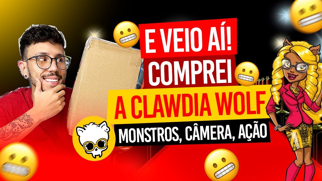 UNBOXING/ REVIEW - CLAWDIA WOLF | MONSTROS, C&Acirc;MERA, AC&Atilde;O